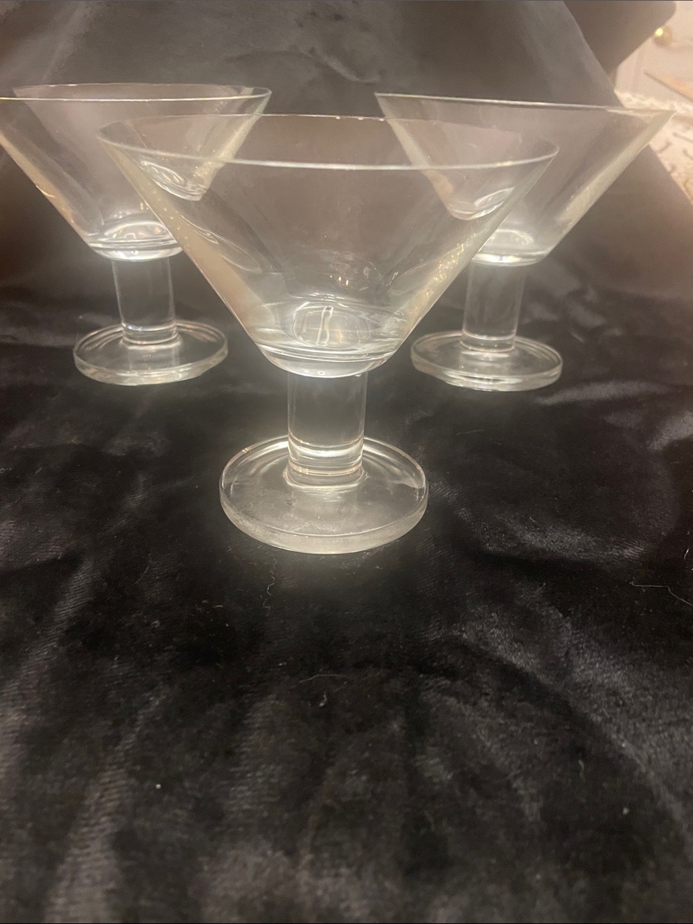 Vintage Viva Clear by Crate and Barrel - Set of 3